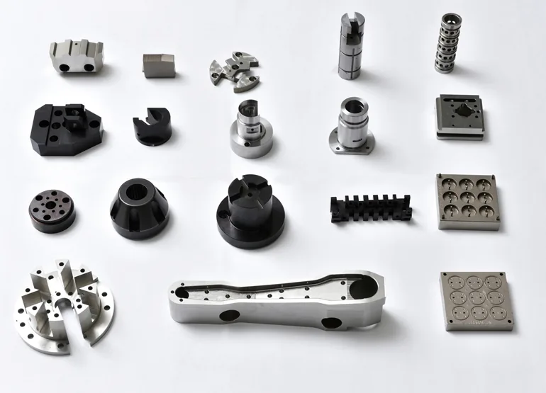 Slotted cylindrical EDM machined parts