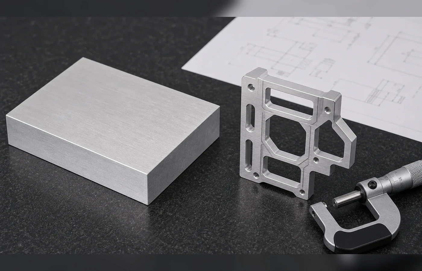 2024 Aluminum EDM machined part