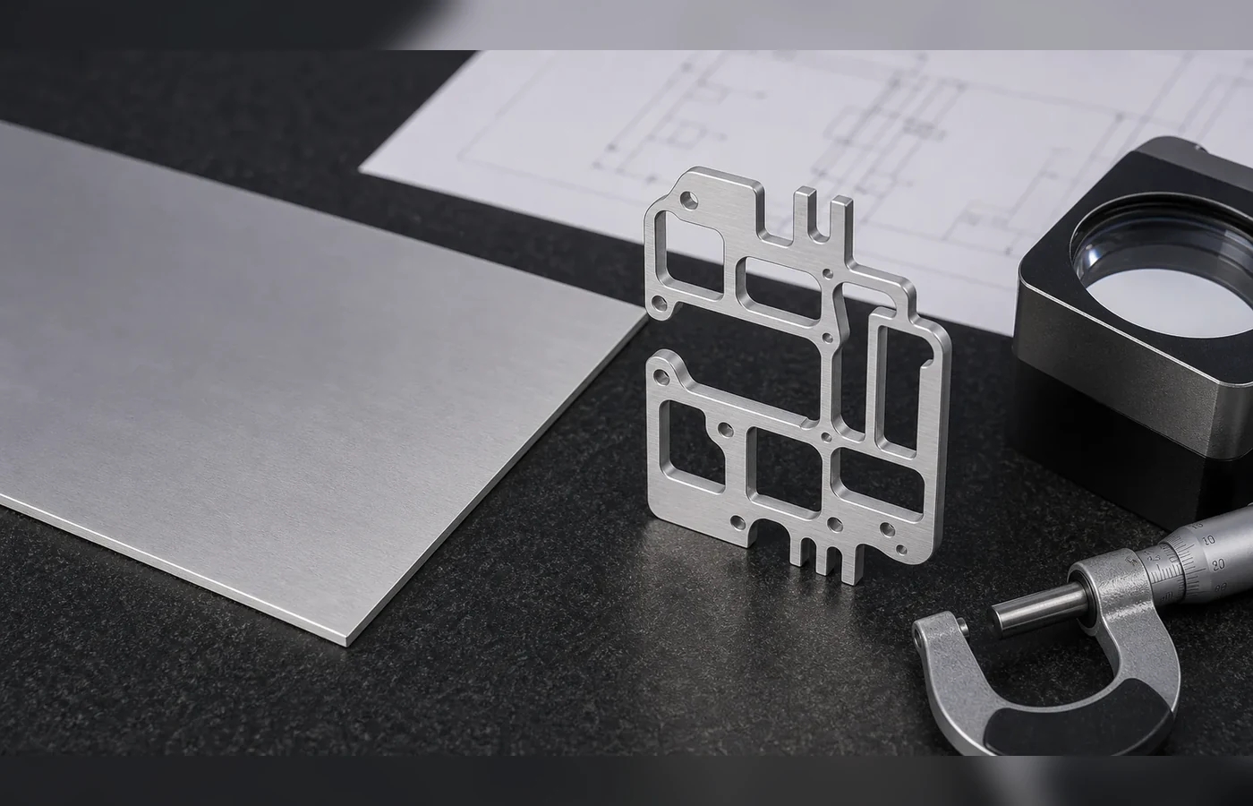 3003 Aluminum EDM machined part