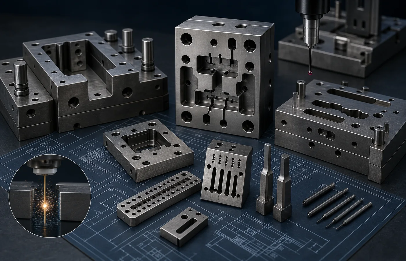 Automotive Tooling EDM machined component application