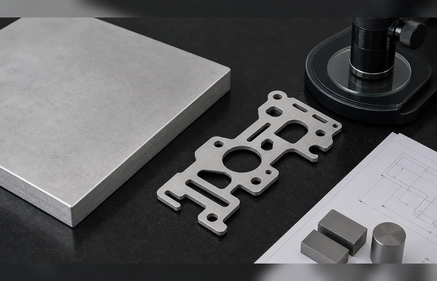AZ31 Magnesium Alloy EDM machined part
