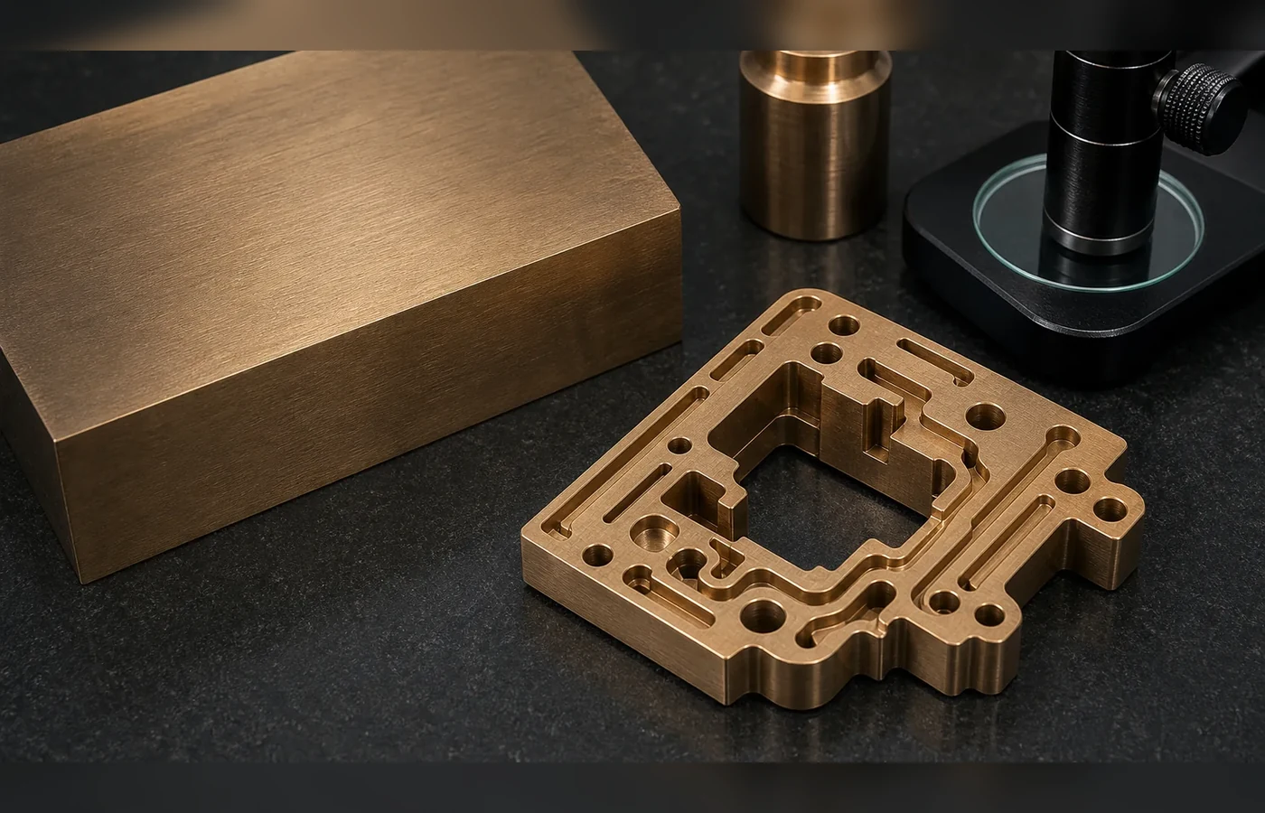 Bearing Bronze EDM machined part
