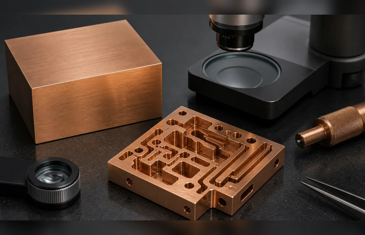 Beryllium Copper EDM machined part