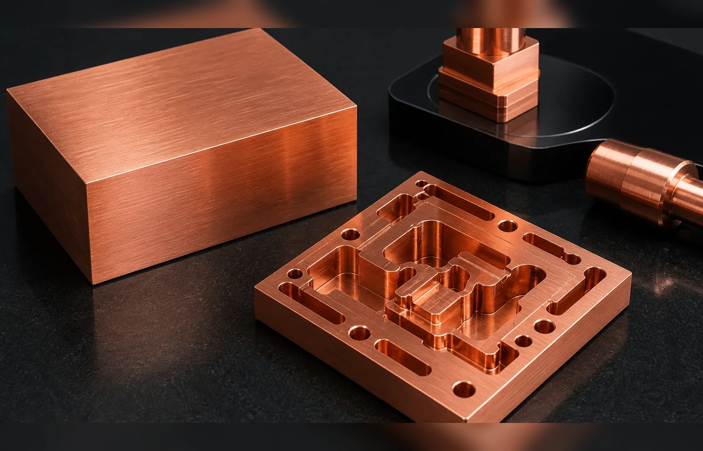 C110 Copper EDM machined part