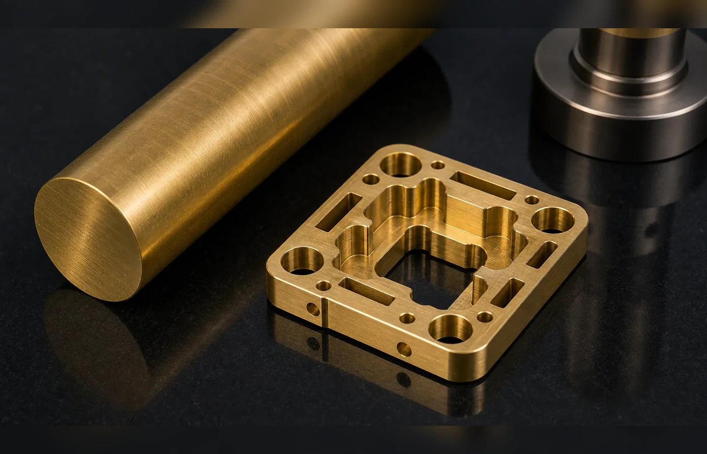 C360 Brass EDM machined part