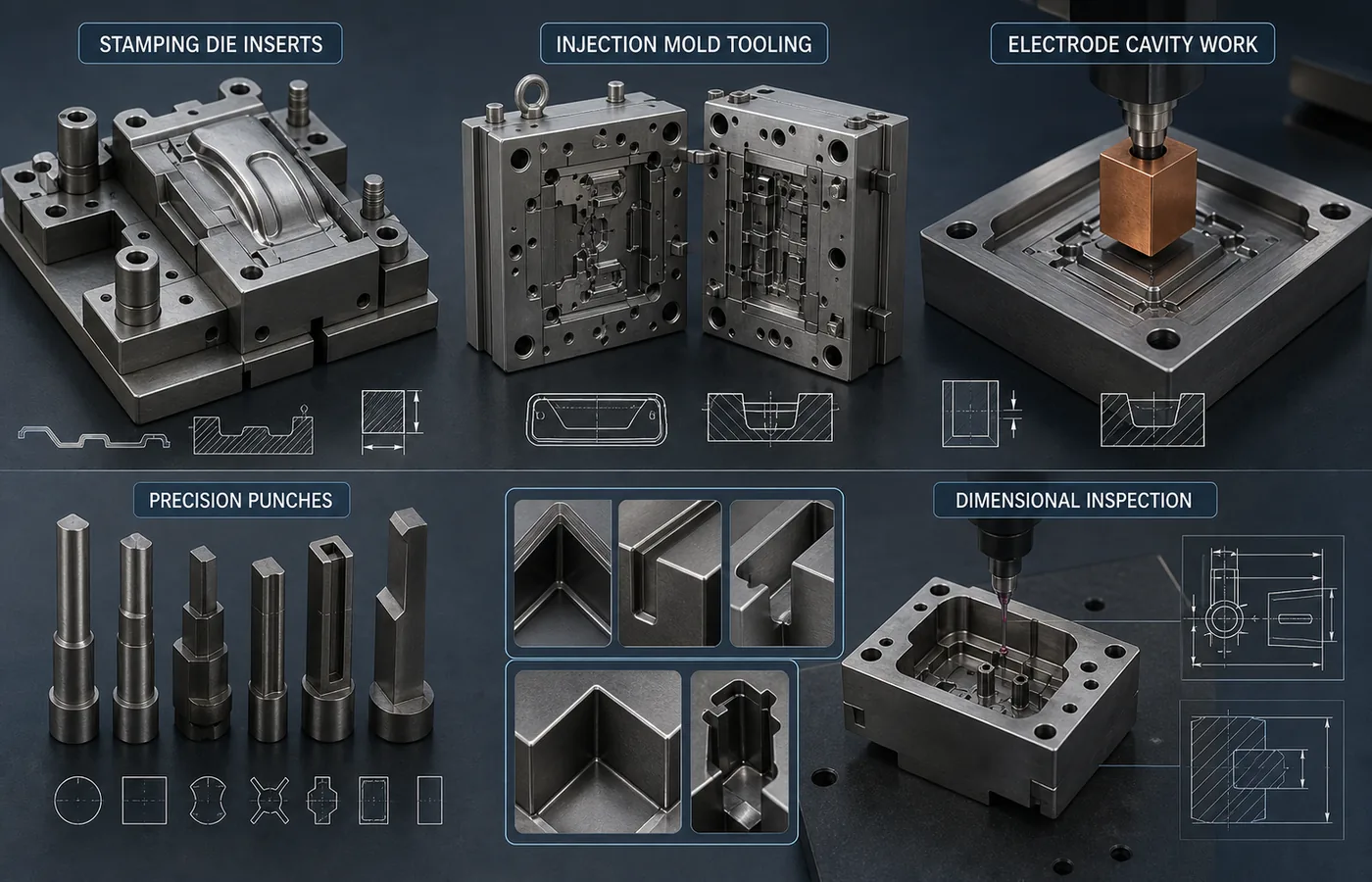 EDM for Automotive Tooling technical illustration