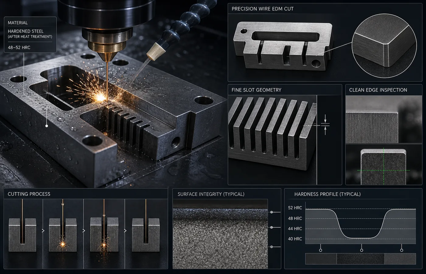 EDM for Hardened Steel technical illustration