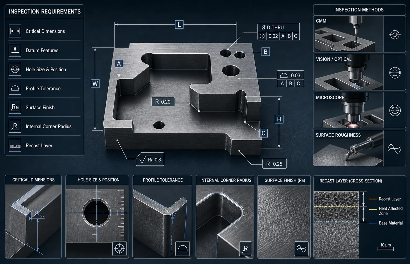 EDM Inspection Requirements technical illustration