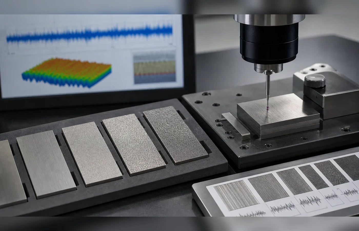 EDM surface finish inspection