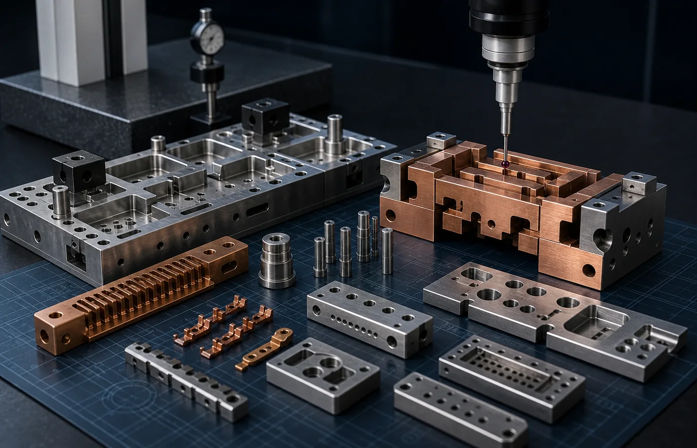 EV Battery Tooling EDM component inspection review
