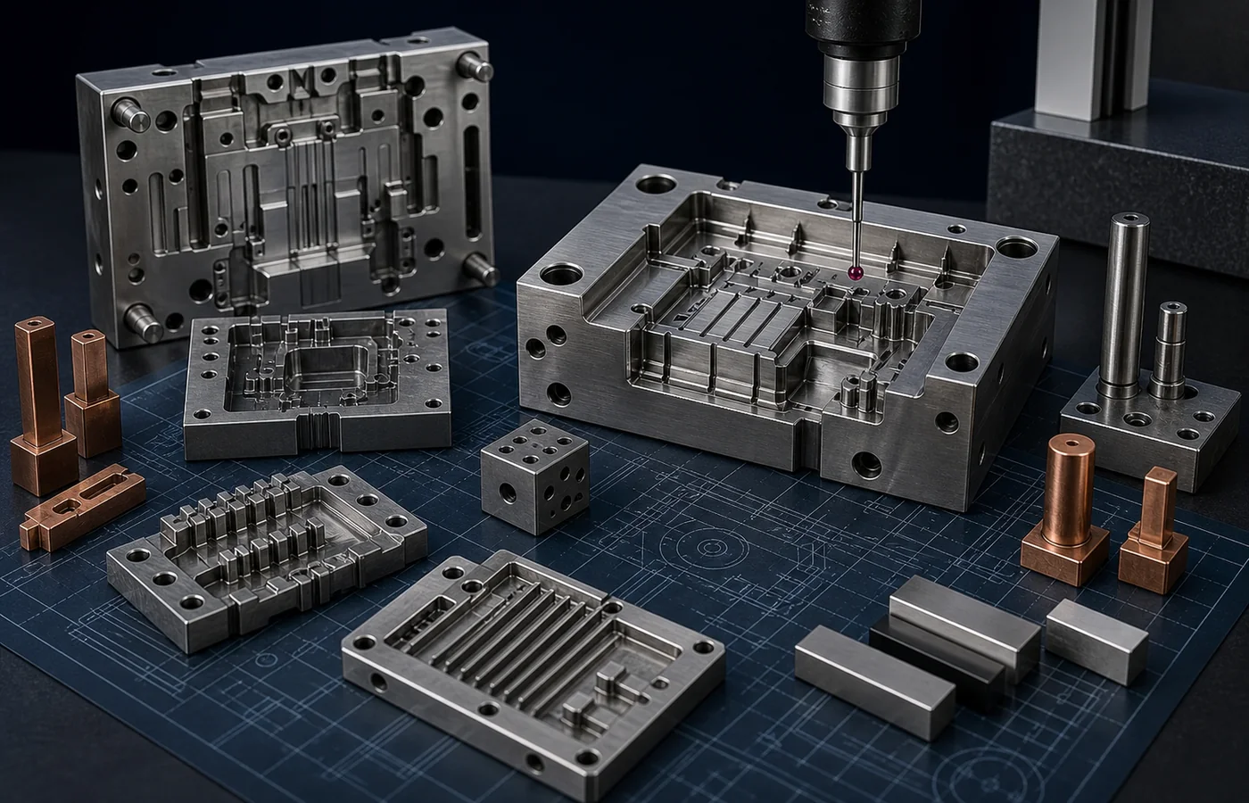 Injection Mold Tooling EDM component inspection review