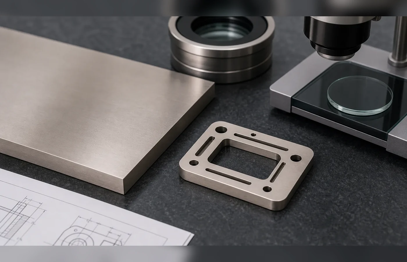 Kovar EDM machined part