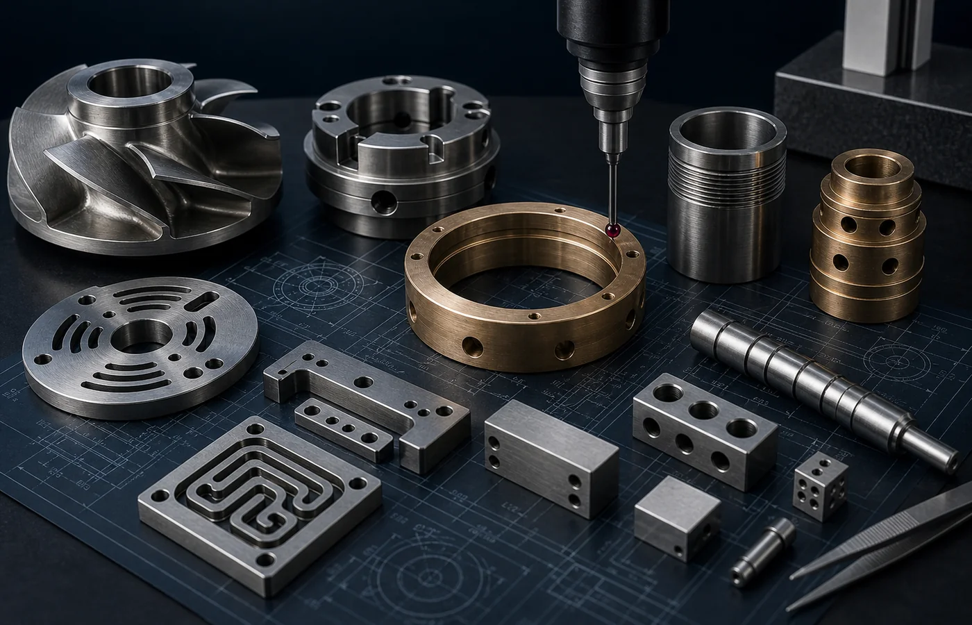 Marine Components EDM component inspection review