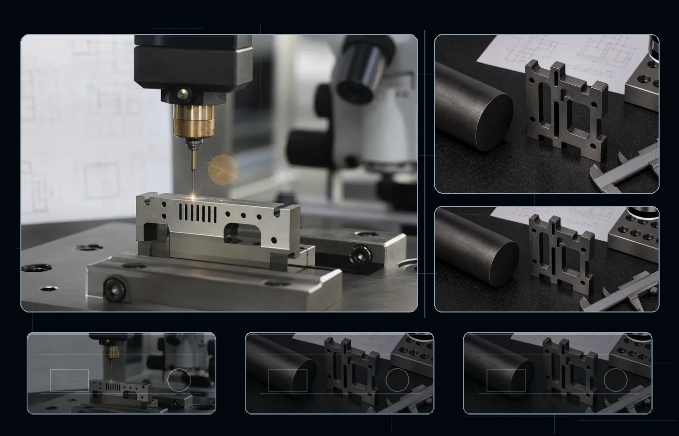 Micro EDM machining for 4140 Alloy Steel parts