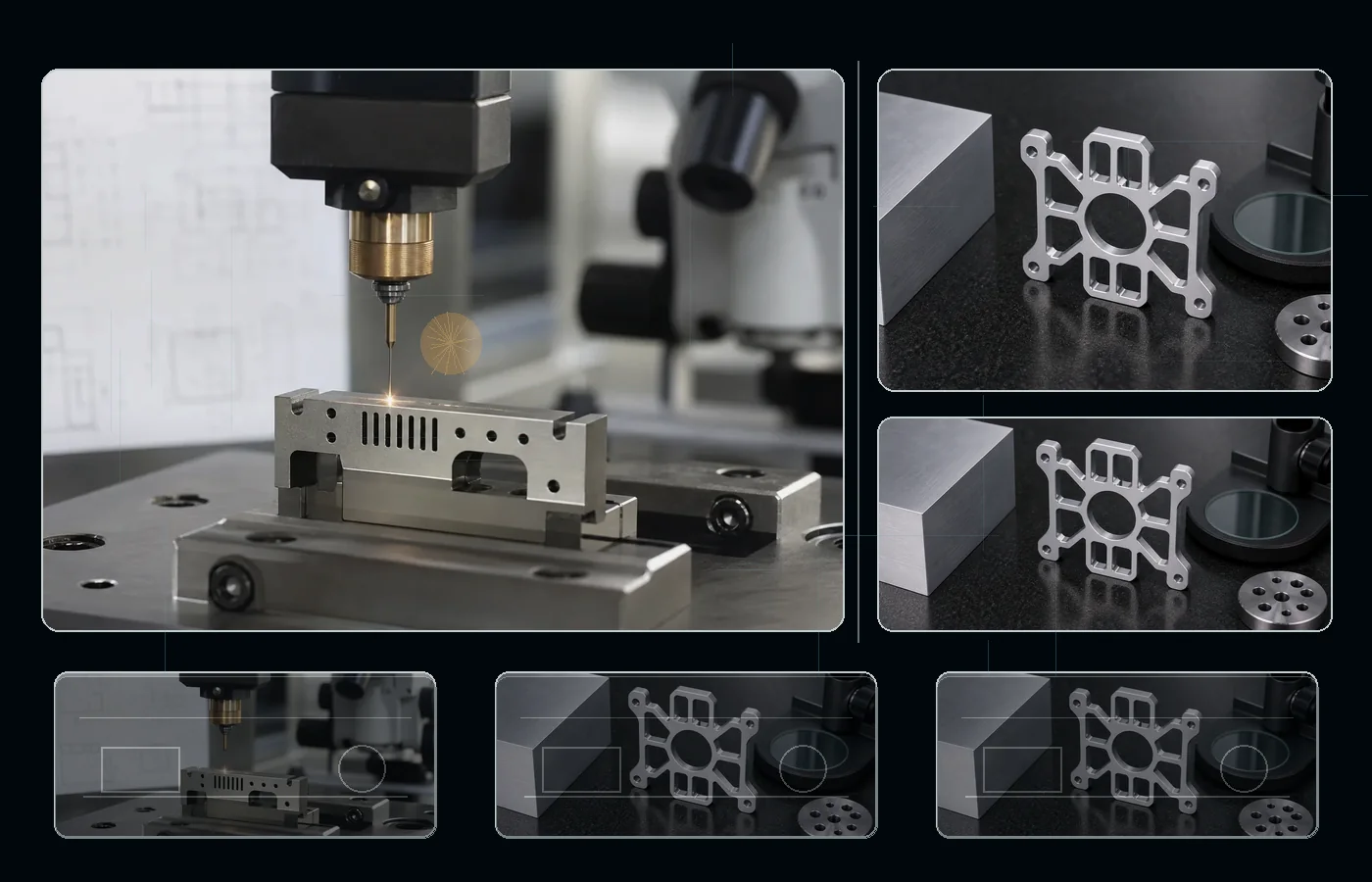 Micro EDM machining for 6061 Aluminum parts