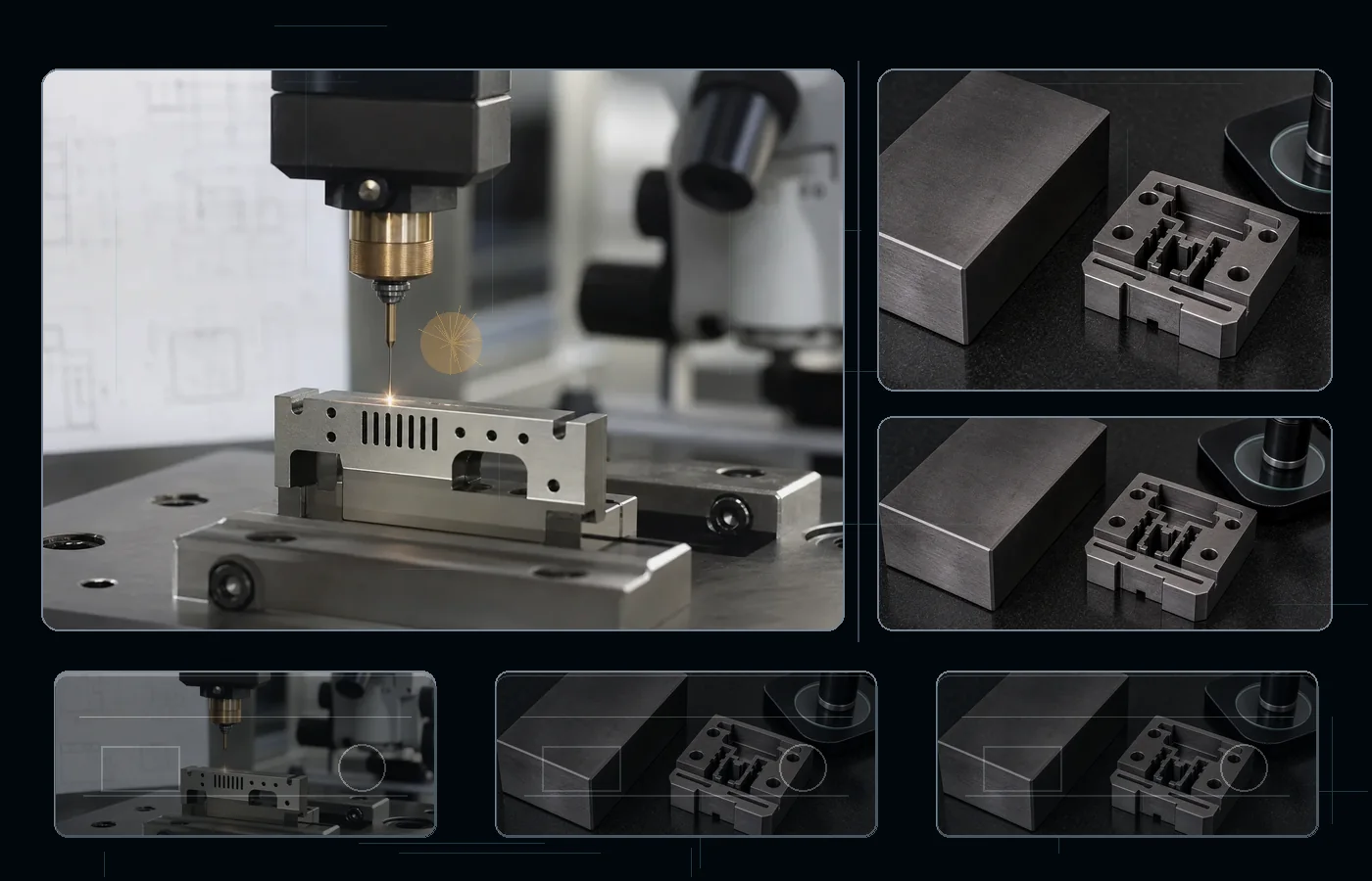 Micro EDM machining for A2 Tool Steel parts