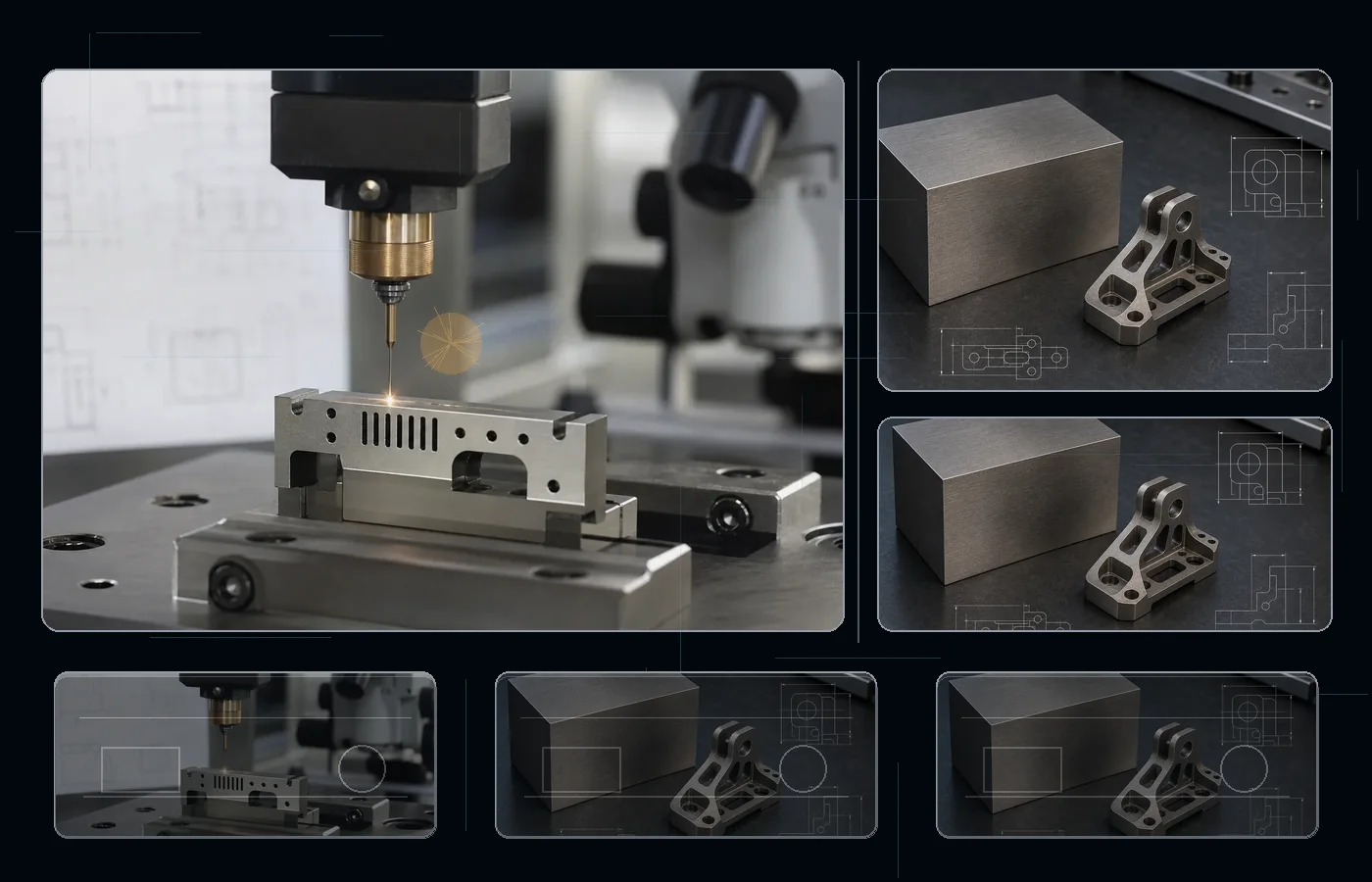 Micro EDM machining for Titanium Grade 5 parts
