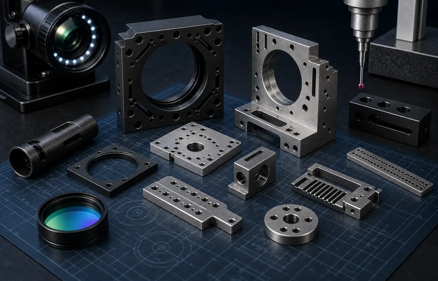 Optical & Measurement Instruments EDM machined component application