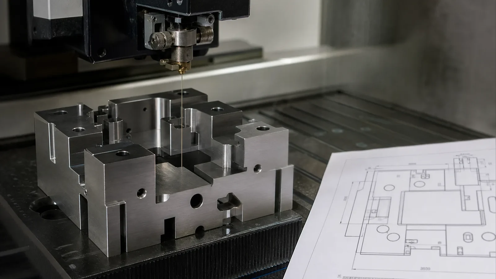 Precision EDM machining for custom metal parts