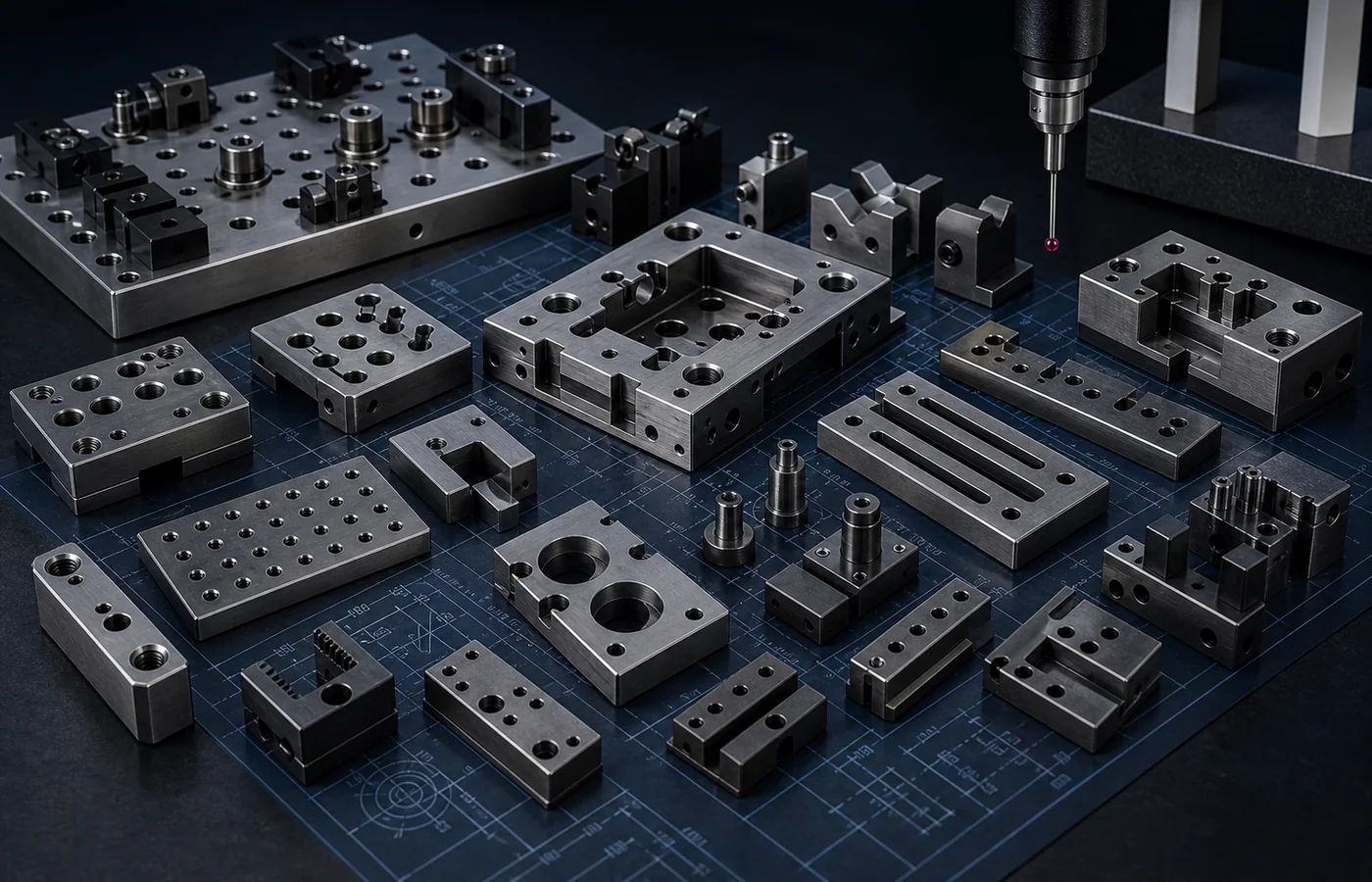 Precision Fixtures EDM machined component application