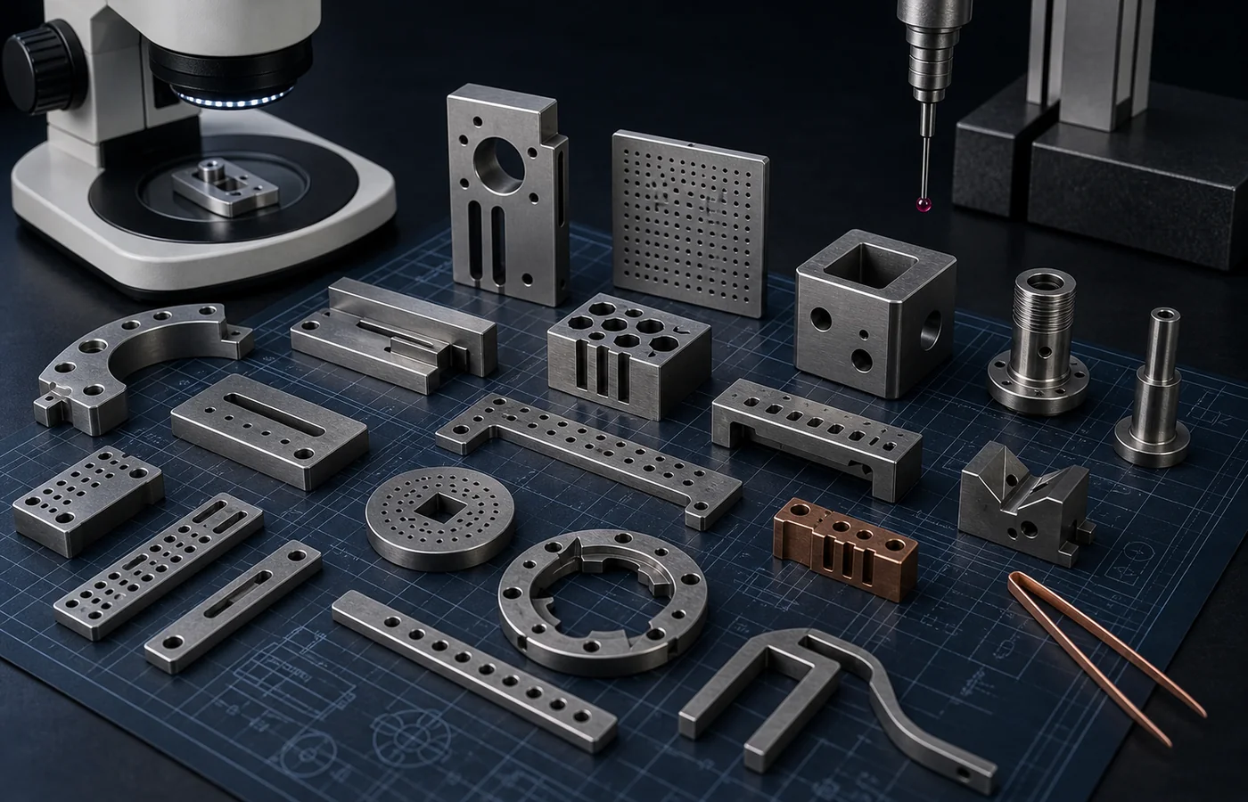 Research Laboratory Parts EDM machined component application
