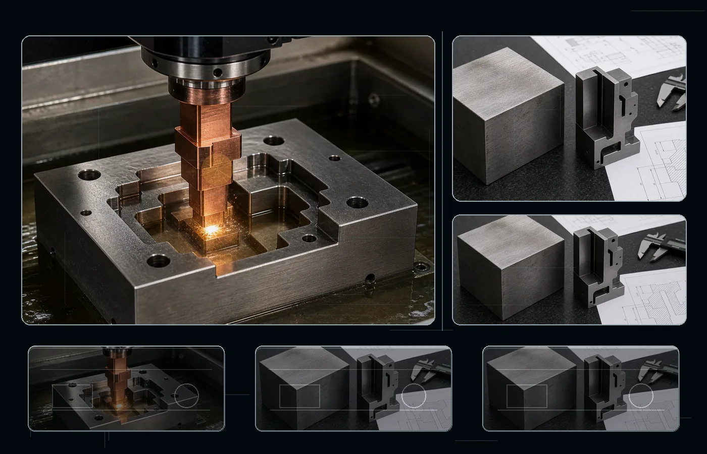 Sinker EDM machining for 1018 Carbon Steel parts