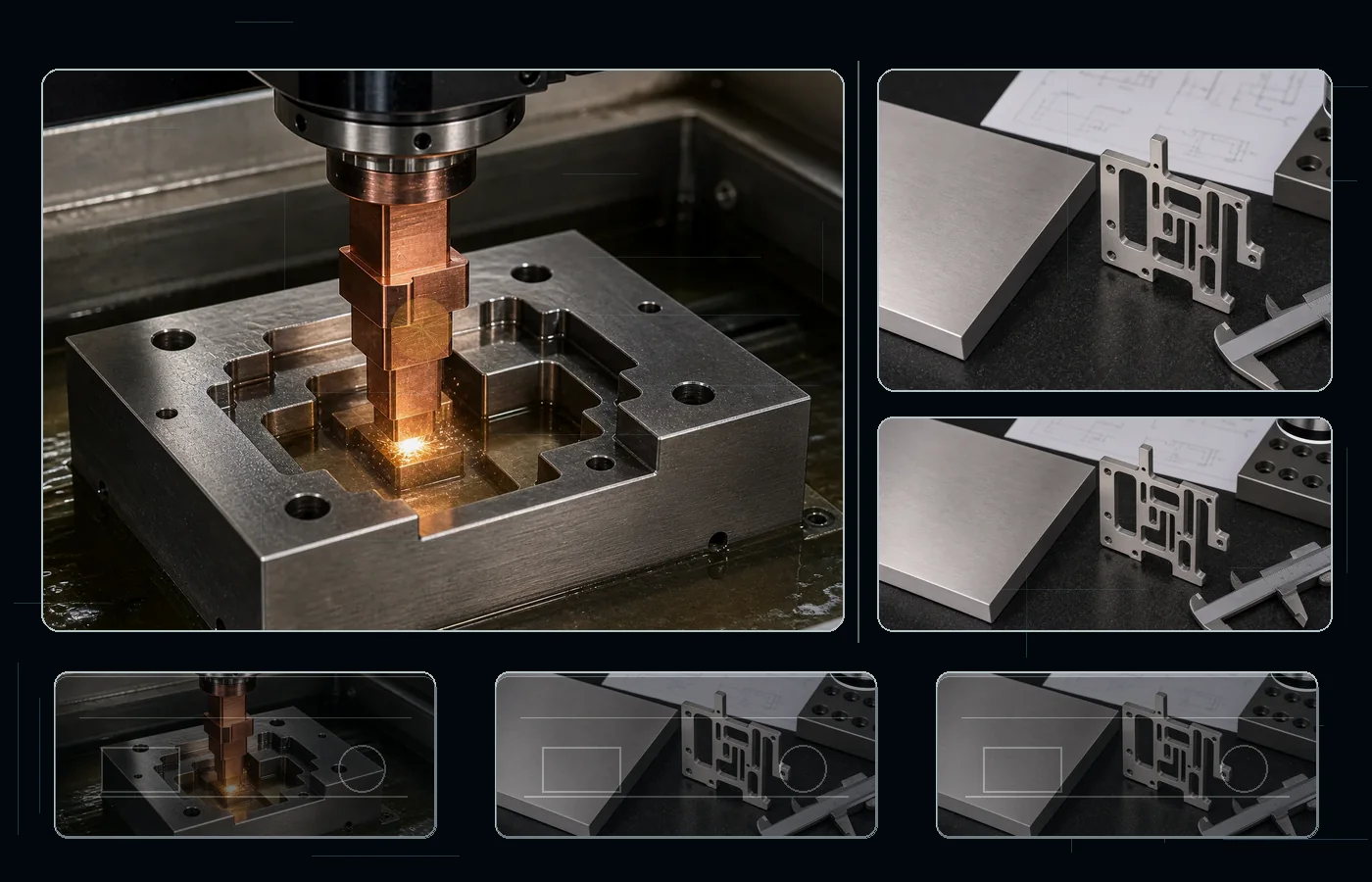 Sinker EDM machining for 304 Stainless Steel parts