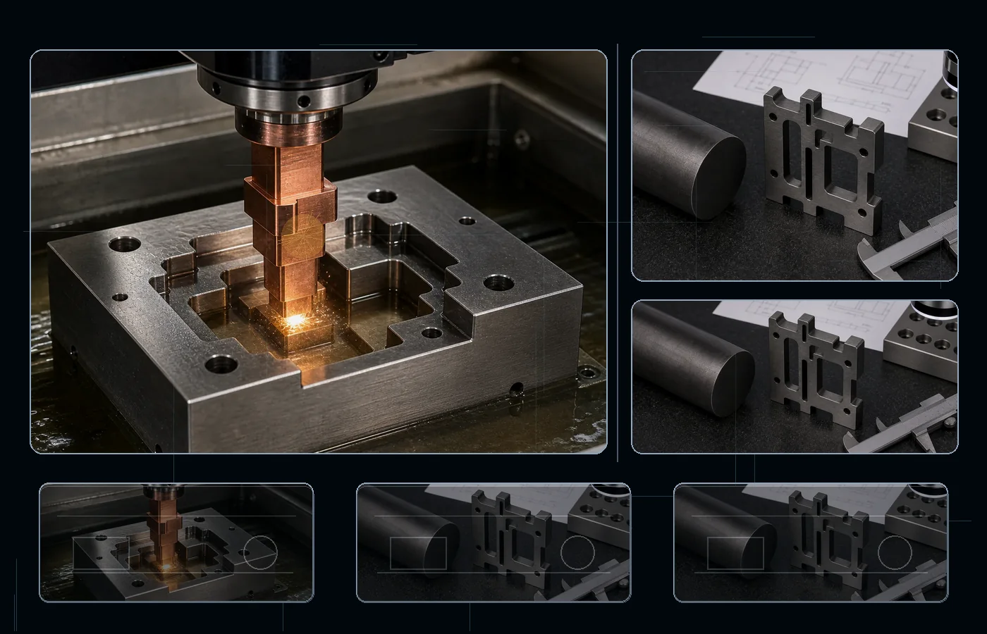 Sinker EDM machining for 4140 Alloy Steel parts