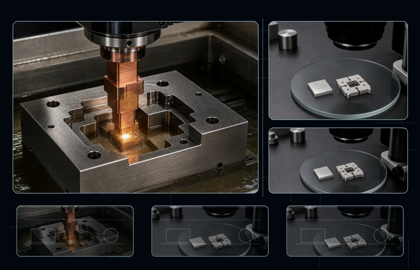 Sinker EDM machining for Silver parts