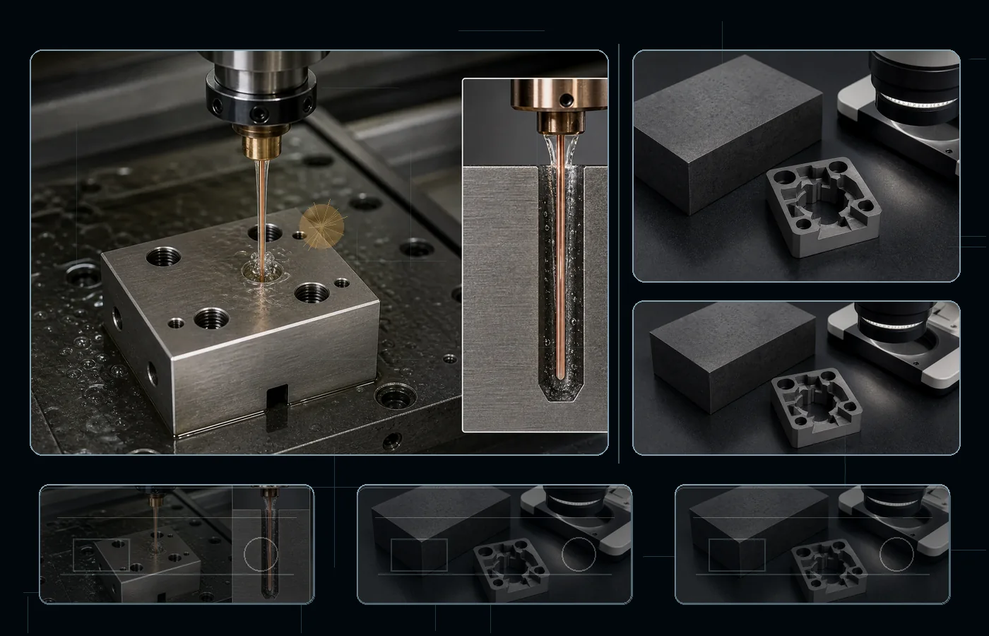Small Hole EDM machining for Cemented Carbide parts