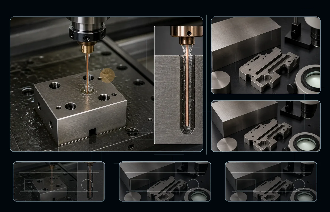 Small Hole EDM machining for Inconel 718 parts