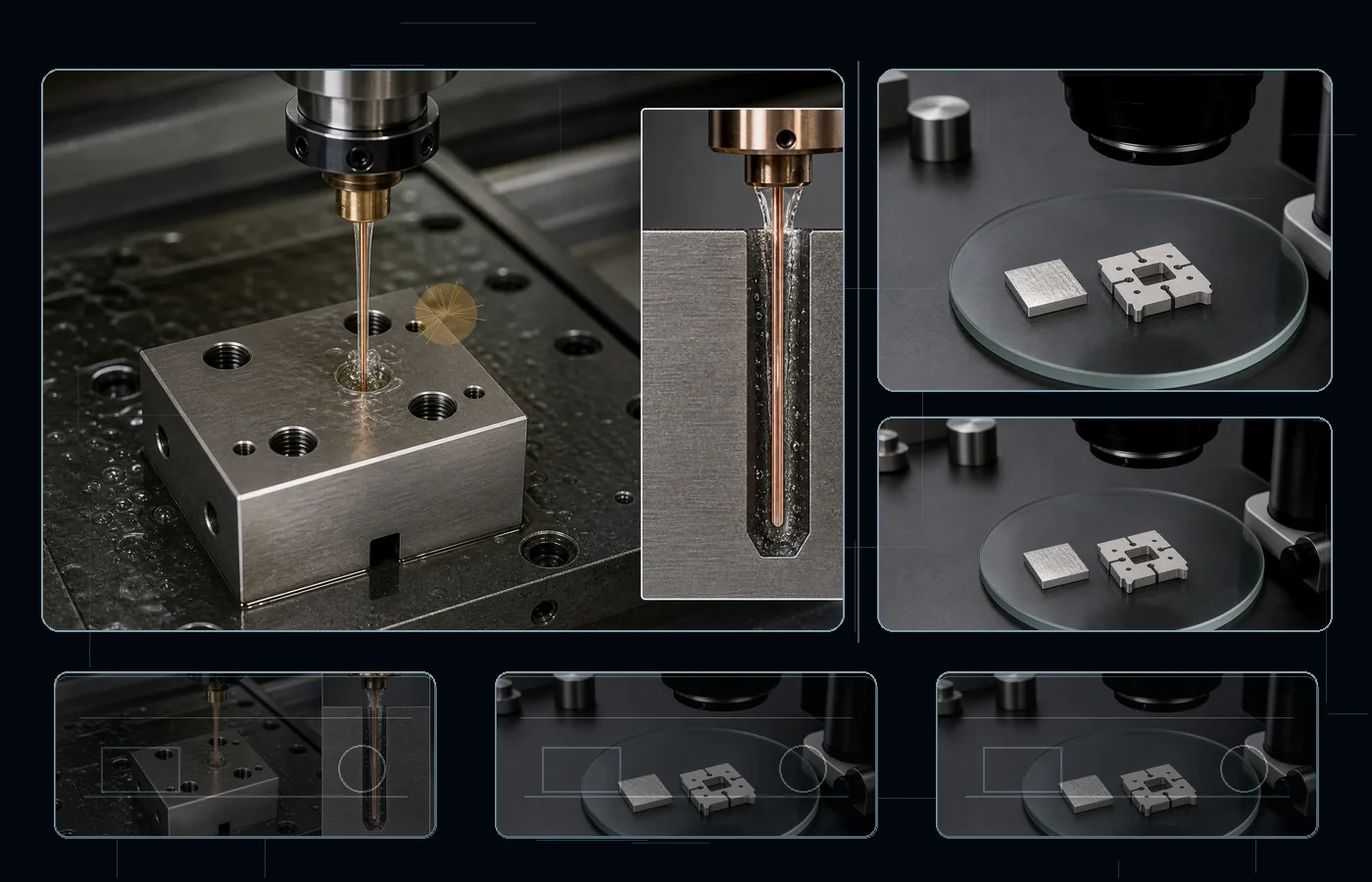 Small Hole EDM machining for Silver parts