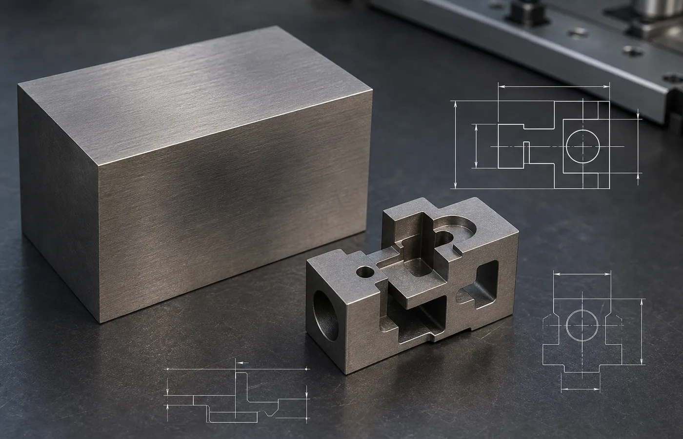 Tantalum EDM machined part