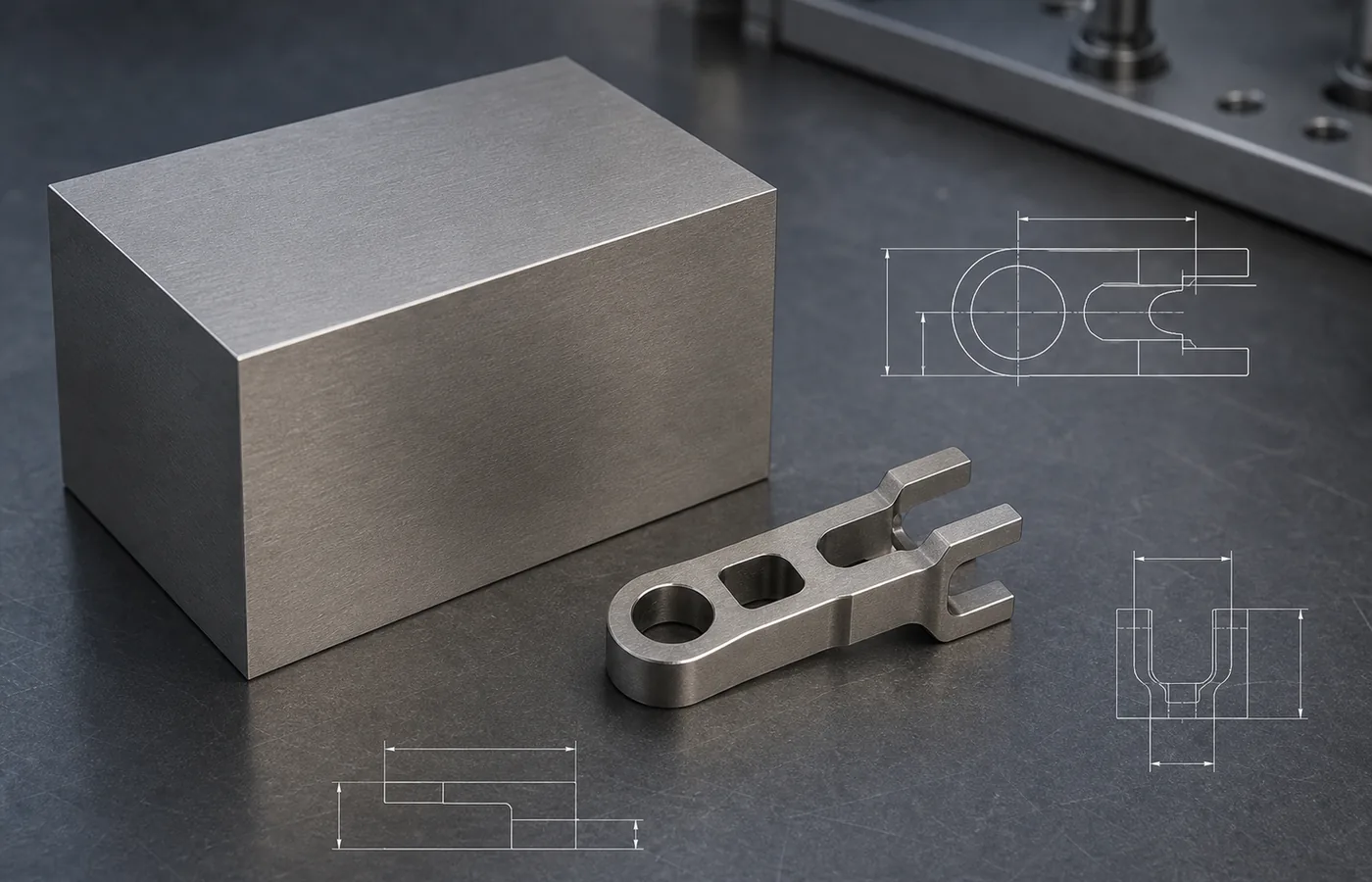 Titanium Grade 23 EDM machined part