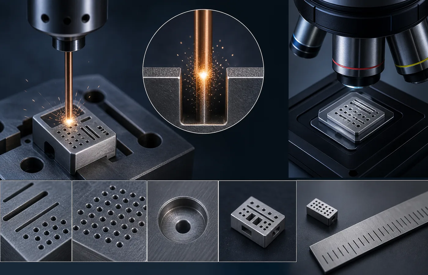 What Is Micro EDM? technical illustration