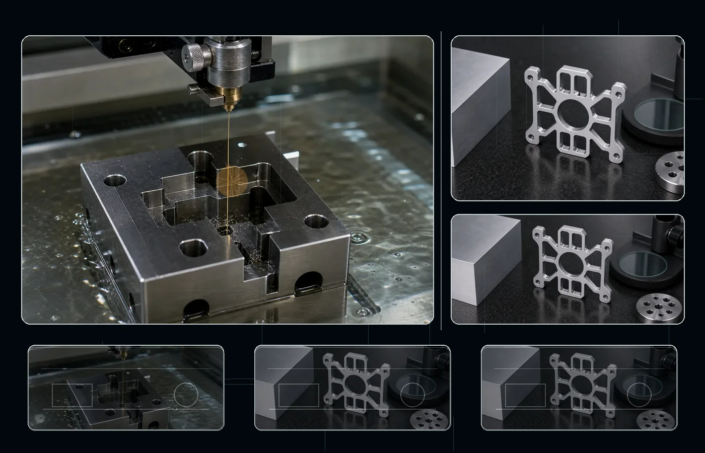 Wire EDM machining for 6061 Aluminum parts