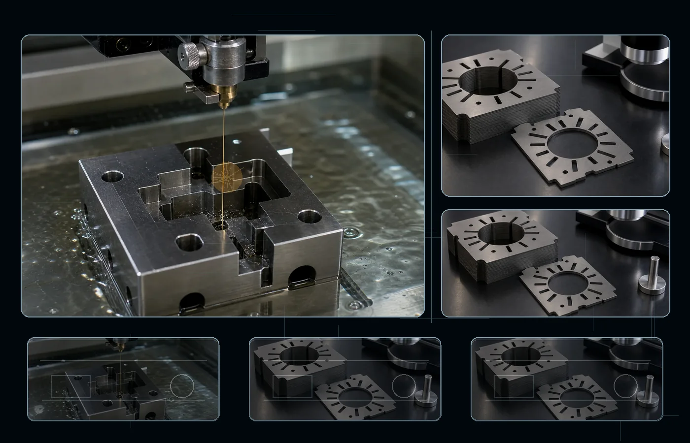Wire EDM machining for Electrical Steel parts