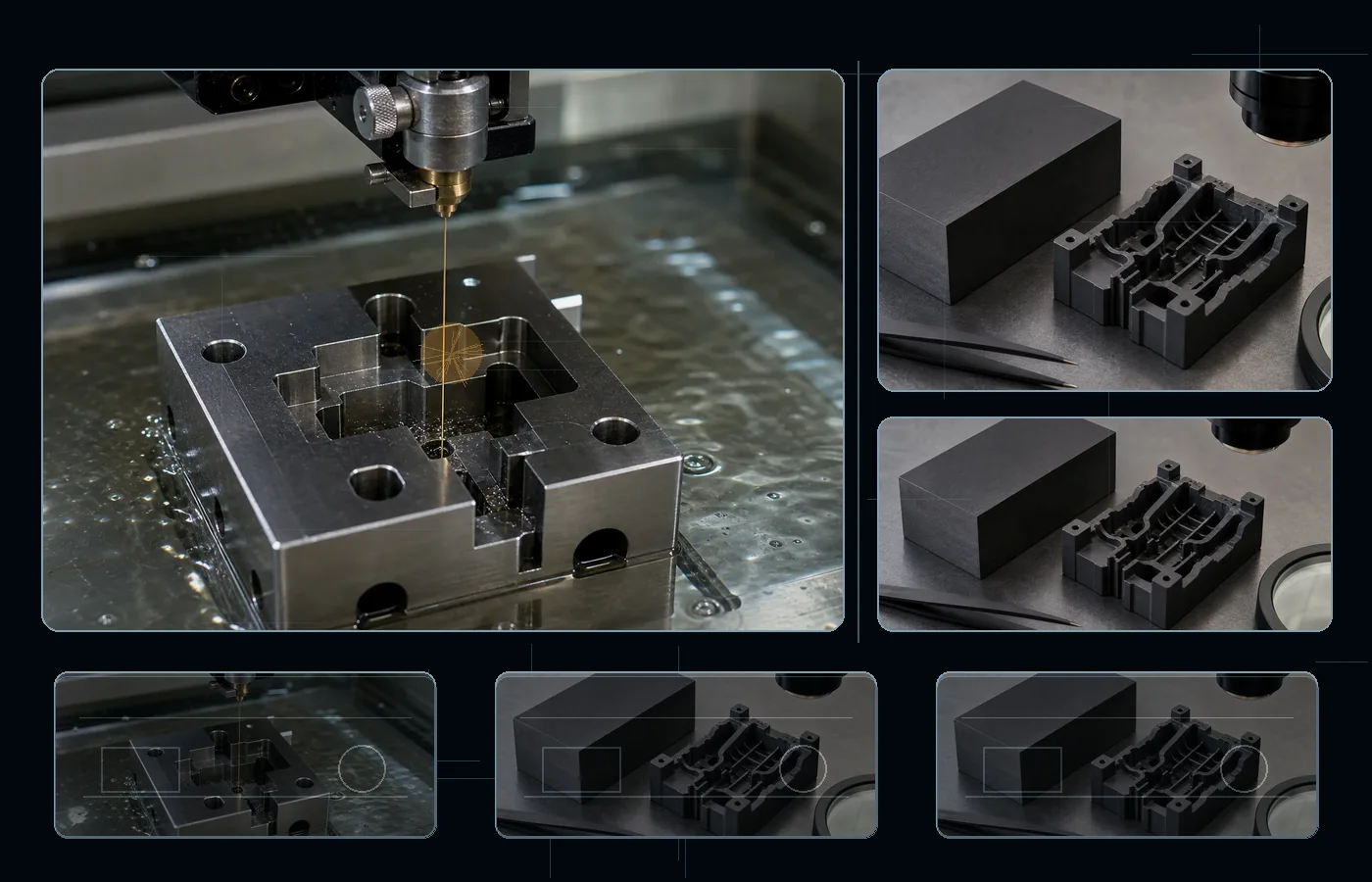 Wire EDM machining for Graphite parts