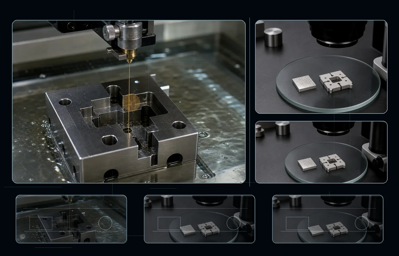 Wire EDM machining for Silver parts