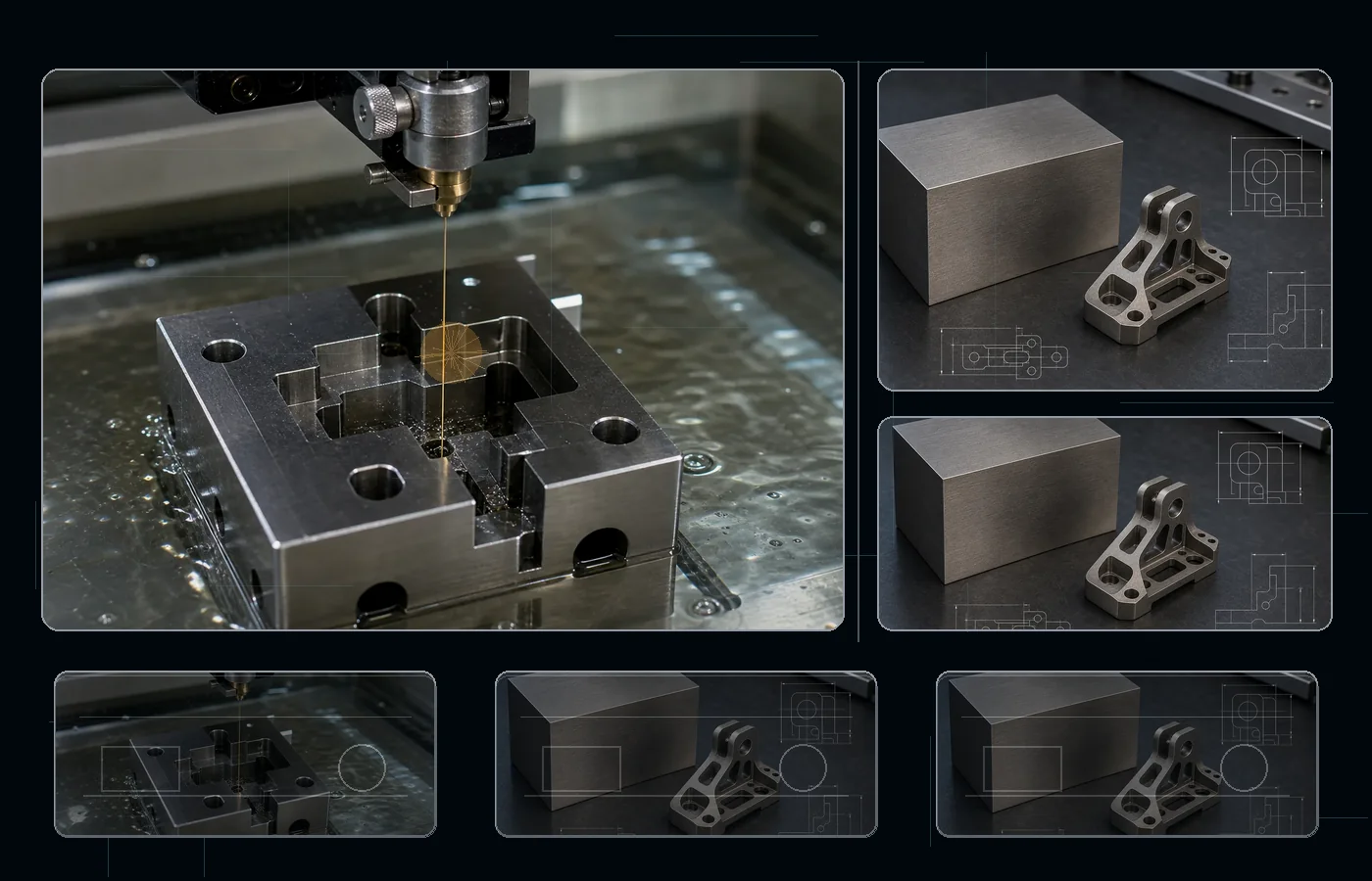 Wire EDM machining for Titanium Grade 5 parts